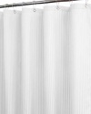 Park B. Smith Satin Stripe Watershed Shower Curtain, White