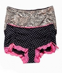 Cotton and Lace Boyshorts Cotton and Lace Boyshorts