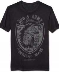 Stay true to your roots with this graphic t-shirt from 3rd & Army. Stay true to your roots with this graphic t-shirt from 3rd & Army.