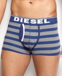 Earn your stripes. These trunks from Diesel add some pattern to your underwear style. Earn your stripes. These trunks from Diesel add some pattern to your underwear style.