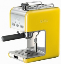 DeLonghi Kmix 15 Bars Pump Espresso Maker, Yellow DeLonghi Kmix 15 Bars Pump Espresso Maker, Yellow