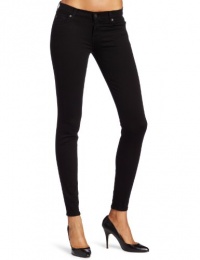 7 For All Mankind Women's The Skinny Zip Fly Jean in Clean Black