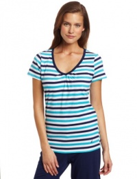Nautica Sleepwear Women's Dune Stripe Tee Nautica Sleepwear Women's Dune Stripe Tee