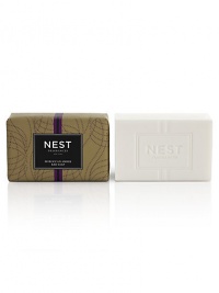 Moroccan amber, sweet patchouli, eliotrope and bergamot are accented with a hint of eucalyptus. This lightly scented French-milled bar soap contains shea butter and almond oil to create a rich, luxurious lather while cleansing and nourishing the skin. 8.8 oz. Moroccan amber, sweet patchouli, eliotrope and bergamot are accented with a hint of eucalyptus. This lightly scented French-milled bar soap contains shea butter and almond oil to create a rich, luxurious lather while cleansing and nourishing the skin. 8.8 oz.