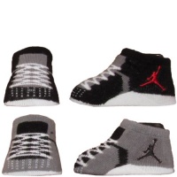 Nike Air Jordan Newborn Infant Baby Booties Socks Black White Red Air Jordan Jumpman 23 Logo Size 0-6 Months Baby Gift Set Nike Air Jordan Newborn Infant Baby Booties Socks Black White Red Air Jordan Jumpman 23 Logo Size 0-6 Months Baby Gift Set