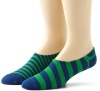 K. Bell Socks Men's Stripe Liner Sock