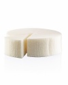 Latex-based and wedge-shaped for professional-style application or blending of a variety of products. Disposable. These convenient, disposable latex wedges are used by most professional makeup artists. They are shaped to provide easy application of product to all parts of the face. The natural latex is formed into smooth surfaces for fine blending and more textured surfaces for feathering and general application.