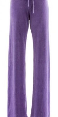 Juicy Couture Antique Boutique Purple Velour Original Drawstring Relaxed Leg Lounge Pant Petite Juicy Couture Antique Boutique Purple Velour Original Drawstring Relaxed Leg Lounge Pant Petite