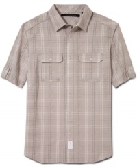 Pick up the check. This shirt from Sean John will pay off in your weekend wardrobe. Pick up the check. This shirt from Sean John will pay off in your weekend wardrobe.