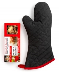 Fire up your favorites! Slip into this attractive and durable oven mitt by Gourmet Classics and heat things up with the nonstick steel smoker box that includes 2 cups of mesquite wood chips. Infuse incredible flavor and get grilling! Fire up your favorites! Slip into this attractive and durable oven mitt by Gourmet Classics and heat things up with the nonstick steel smoker box that includes 2 cups of mesquite wood chips. Infuse incredible flavor and get grilling!