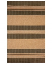 Stripecast: with wide, colorblocked bands and rich texture, Liorra Manne's Tropez Stripe rug has the ability to pull a room together in chic, relaxed style. UV-stabilized, mold and mildew-resistant, the versatile rug in oatmeal and natural hues is equally pretty indoors or out. Stripecast: with wide, colorblocked bands and rich texture, Liorra Manne's Tropez Stripe rug has the ability to pull a room together in chic, relaxed style. UV-stabilized, mold and mildew-resistant, the versatile rug in oatmeal and natural hues is equally pretty indoors or out.