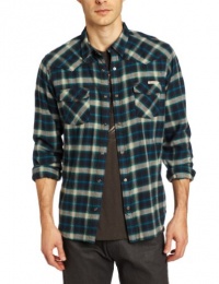 Lucky Brand Mens Men's Stringer Plaid Western Shirt Lucky Brand Mens Men's Stringer Plaid Western Shirt