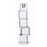 Intangible 5-Cube Candleholder by Baccarat. The Intangible collection was designed by Arik Levy, currently a designer for Baccarat, and he created a series of vases, barware sets and cube candlesticks. This collection has a high perceived value due to the perfect transparency through the cube blocks of crystal. Very modern design, easy to clean and engravable. Intangible 5-Cube Candleholder by Baccarat. The Intangible collection was designed by Arik Levy, currently a designer for Baccarat, and he created a series of vases, barware sets and cube candlesticks. This collection has a high perceived value due to the perfect transparency through the cube blocks of crystal. Very modern design, easy to clean and engravable.