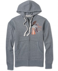 Lounge is style with this graphic print American Rag hoodie. Lounge is style with this graphic print American Rag hoodie.