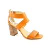 Nine West Very Now Open Toe Open Toe Heels Shoes Orange Womens New/Display