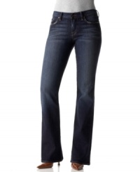 Lucky Brand gives denim a sexy look with the stretch Sweet N Low bootcut jeans. Lucky Brand gives denim a sexy look with the stretch Sweet N Low bootcut jeans.