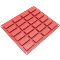 Freshware 24 Cavity Silicone Financier Pan Freshware 24 Cavity Silicone Financier Pan