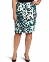 Karen Kane Women's Plus-Size Knit Pencil Skirt