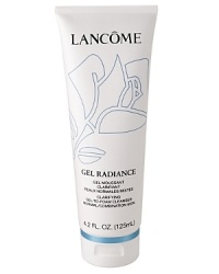 A Luxurious Balance of Science and Nature: Reveal Purified, Pampered Skin.This clarifying gel cleanser water-activates into a refreshing foam to gently remove makeup and impurities.Massage over wet face and throat. Rinse with lukewarm water. Avoid contact with eyes. If contact occurs, flush with water. Follow with Tonique Radiance for clarified and luminous skin.Dermatologist-tested for safety. A Luxurious Balance of Science and Nature: Reveal Purified, Pampered Skin.This clarifying gel cleanser water-activates into a refreshing foam to gently remove makeup and impurities.Massage over wet face and throat. Rinse with lukewarm water. Avoid contact with eyes. If contact occurs, flush with water. Follow with Tonique Radiance for clarified and luminous skin.Dermatologist-tested for safety.