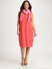 The perfect dress, this stretch-jersey design features an alluring neckline and seductive cutout back. ScoopneckSleevelessBanded hemCut-out back detailBack ventAbout 27 from natural waist92% rayon/8% Lycra®Machine washMade in USA The perfect dress, this stretch-jersey design features an alluring neckline and seductive cutout back. ScoopneckSleevelessBanded hemCut-out back detailBack ventAbout 27 from natural waist92% rayon/8% Lycra®Machine washMade in USA
