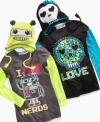 Nerdy robot or sassy skeleton? These layered tees from Belle Du Jour show off her goofy geek chic.