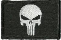Punisher Tactical Patch - Black Punisher Tactical Patch - Black