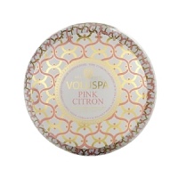 A luxury candle with a scent of ripe citron grapefruit with a juicy pink center, layered with tart cassis and a heart of subtle rose. A luxury candle with a scent of ripe citron grapefruit with a juicy pink center, layered with tart cassis and a heart of subtle rose.