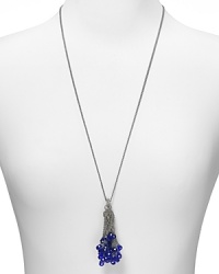 Give every look the bright touch with this bold, beaded tassel necklace from Juicy Couture. Give every look the bright touch with this bold, beaded tassel necklace from Juicy Couture.