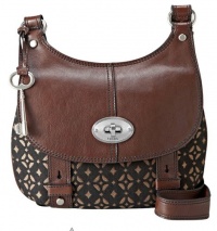 Fossil Maddox Signature Flap Black/Brown Fossil Maddox Signature Flap Black/Brown