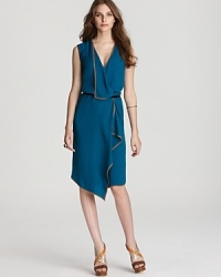 Articulated in a stunning jewel tone and finished with a rolling cascade of ruffles, this Rachel Roy dress captures the essence of ethereal elegance. Team with strappy sandals and herald effortless glamour. Articulated in a stunning jewel tone and finished with a rolling cascade of ruffles, this Rachel Roy dress captures the essence of ethereal elegance. Team with strappy sandals and herald effortless glamour.