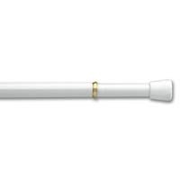 Graber 7/16-Inch Round Spring Tension Rod 8 to 11-Inch Adjustable Width - White, 2 Rods per Pack Graber 7/16-Inch Round Spring Tension Rod 8 to 11-Inch Adjustable Width - White, 2 Rods per Pack