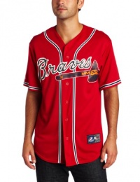 MLB Atlanta Braves Red Alternate Replica Baseball Jersey, Red MLB Atlanta Braves Red Alternate Replica Baseball Jersey, Red