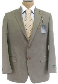 Ralph Lauren Mens 2 Button Pleated Olive Nailhead Wool Suit Ralph Lauren Mens 2 Button Pleated Olive Nailhead Wool Suit