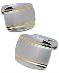 Just like you, these handsome cufflinks by Donald J. Trump have style and purpose. Just like you, these handsome cufflinks by Donald J. Trump have style and purpose.