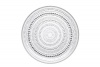 iittala Kastehelmi Dew Drop Round Clear Glass Plate, 10-1/2-Inch Diameter