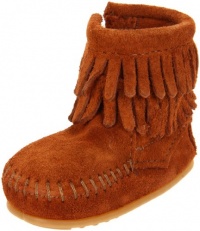 Minnetonka Double Fringe Boot (Infant/Toddler),Brown,5 M US Toddler Minnetonka Double Fringe Boot (Infant/Toddler),Brown,5 M US Toddler