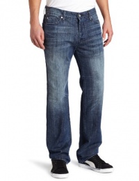 7 For All Mankind Men's Standard Classic Straight Leg Jean in Indigo Blue, Indigo Blue, 32