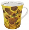 Konitz 12-Ounce Les Fleurs Chez Les Peintres Van Gogh Mugs, Assorted, Set of 4