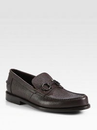 Take a step in the right direction with this loafer style that exudes modern cool, crafted in textured Italian calfskin leather.Leather upperLeather liningPadded insoleLeather soleMade in Italy Take a step in the right direction with this loafer style that exudes modern cool, crafted in textured Italian calfskin leather.Leather upperLeather liningPadded insoleLeather soleMade in Italy