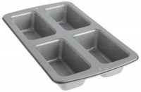 Wilton Recipe Right 4 Cavity Mini Loaf Pan Wilton Recipe Right 4 Cavity Mini Loaf Pan