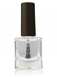 For natural and artificial nails, produces a matte finish, thereby creating the perfect surface for enamel adhesion. This base coat/top coat allows polish to remain on the nails 4-7 days longer than an ordinary base coat and prevents chipping and tip wear. This fast drying base coat/ top coat dries up to 4 coats of enamel to a high, glossy shine in less than 3 minutes. Toluene and formaldehyde free and contains a UV inhibitor, which prevents yellowing. For natural and artificial nails, produces a matte finish, thereby creating the perfect surface for enamel adhesion. This base coat/top coat allows polish to remain on the nails 4-7 days longer than an ordinary base coat and prevents chipping and tip wear. This fast drying base coat/ top coat dries up to 4 coats of enamel to a high, glossy shine in less than 3 minutes. Toluene and formaldehyde free and contains a UV inhibitor, which prevents yellowing.