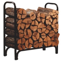 Panacea 15203 Deluxe Outdoor Log Rack, Black, 4-Feet Panacea 15203 Deluxe Outdoor Log Rack, Black, 4-Feet