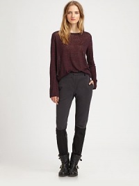 Soft and semi-sheer, this striped linen boatneck has dropped shoulders and a length that hits below the hips. BoatneckDropped shouldersLong sleevesLonger length hits below the hipsLinenDry cleanImportedModel shown is 5'9 (175cm) wearing US size Small. Soft and semi-sheer, this striped linen boatneck has dropped shoulders and a length that hits below the hips. BoatneckDropped shouldersLong sleevesLonger length hits below the hipsLinenDry cleanImportedModel shown is 5'9 (175cm) wearing US size Small.