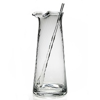Made entirely from hand, each piece of William Yeoward Crystal draws its inspiration from antique crystal pieces originally made in England during the 18th and early 19th centuries. . Featuring a mesmerizing spiral design, this martini mixer set is an entertaining essential. Made entirely from hand, each piece of William Yeoward Crystal draws its inspiration from antique crystal pieces originally made in England during the 18th and early 19th centuries. . Featuring a mesmerizing spiral design, this martini mixer set is an entertaining essential.