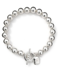 Take your jewel box in a classic direction with Lauren Ralph Lauren's toggle bracelet. In sterling silver plate, this strand is an essential asset to every wardrobe. Take your jewel box in a classic direction with Lauren Ralph Lauren's toggle bracelet. In sterling silver plate, this strand is an essential asset to every wardrobe.