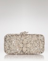 Just holding this crystal-bedecked Clara Kasavina clutch makes us feel more glamorous. Imagine it with a bondage mini, skyscraper heels, and a velvet rope.