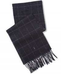 One sure bet in a season of classic patterns: This completely reversible patterned scarf from Polo Ralph Lauren. One sure bet in a season of classic patterns: This completely reversible patterned scarf from Polo Ralph Lauren.