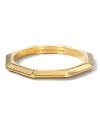 A geometric design adds dimension and style to this kate spade new york bangle.