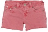 True Religion Girls 2-6x Girl's Dolly Cut Off Short, Hot Pink, 2