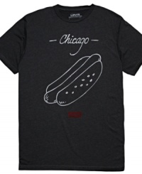 Get some good eats on your T shirt with this cool graphic style from Levi's. (Clearance) Get some good eats on your T shirt with this cool graphic style from Levi's. (Clearance)